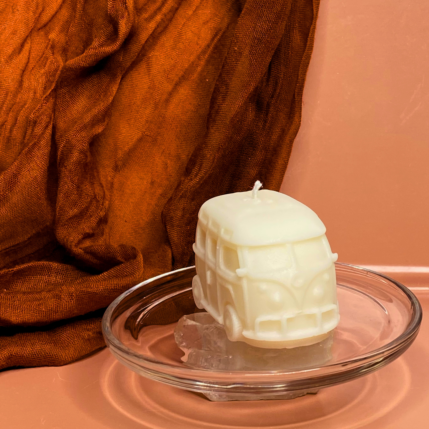 Retro Bus Car Candle