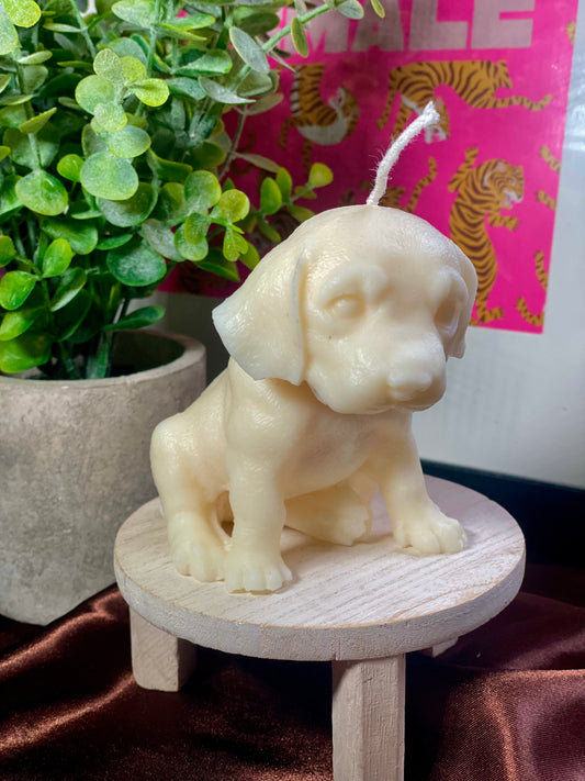 Puppy Shaped Candle
