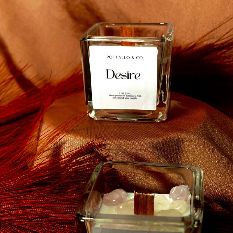 Desire Crystal Candle
