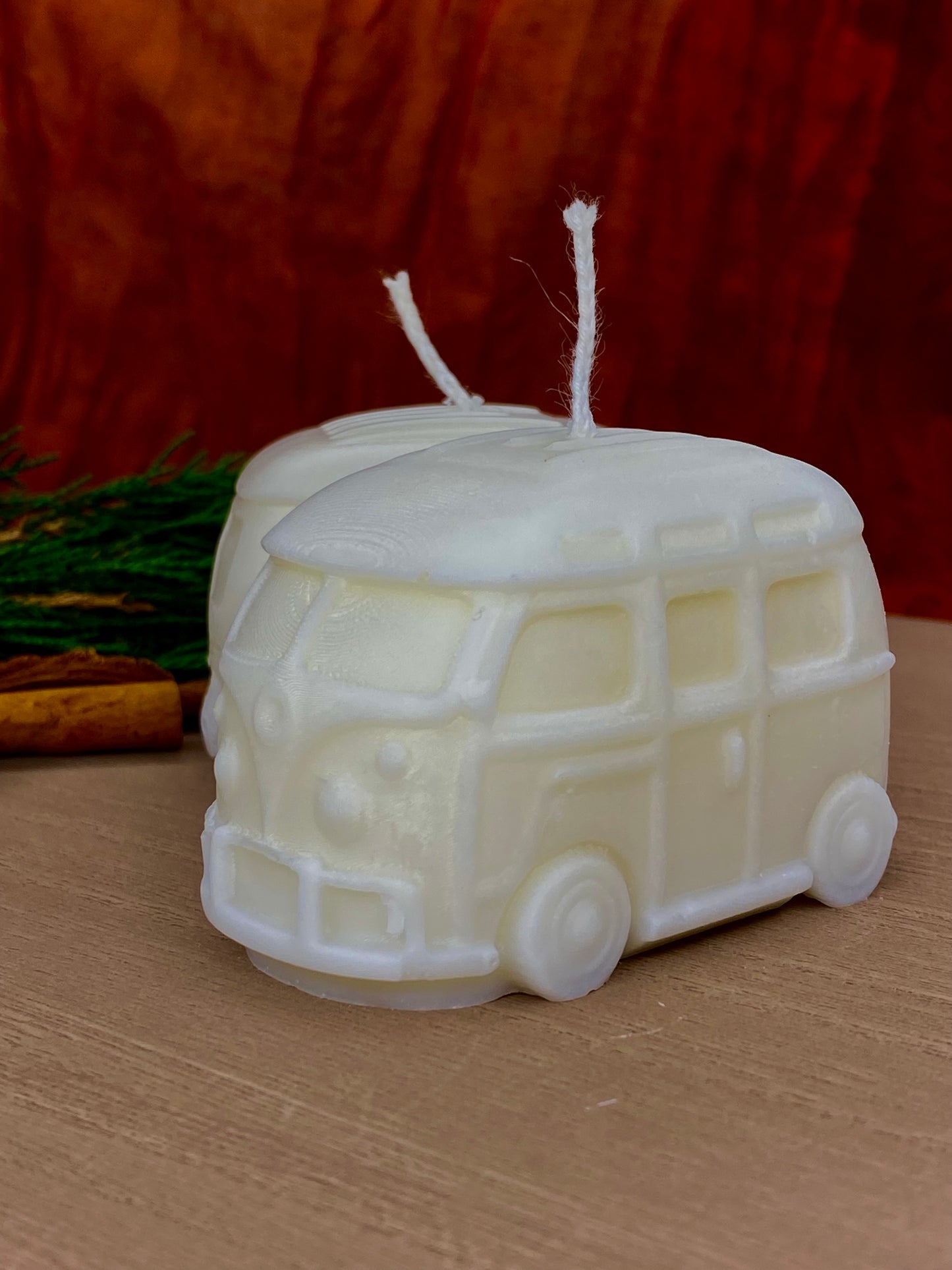 Retro Bus Car Candle